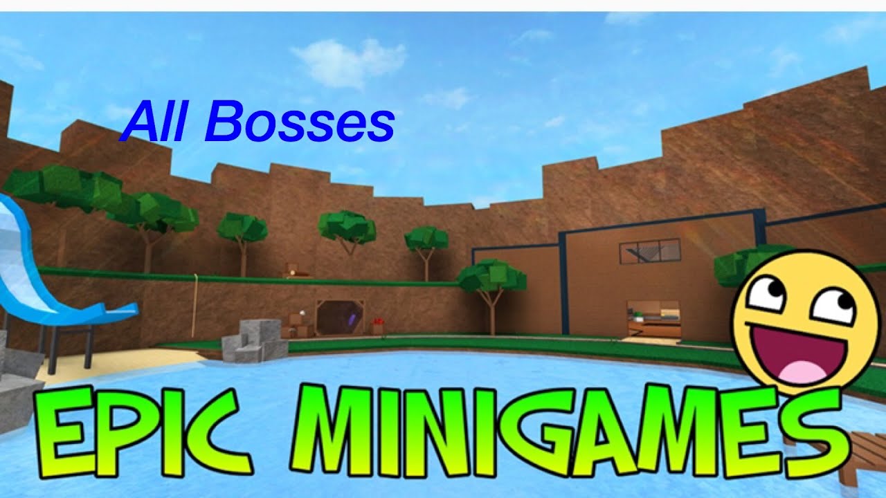 Epic Minigames All Bosses Roblox Youtube - new bosses minigame roblox epic minigames
