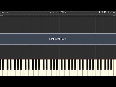 Last Leaf Falls by Lucas King (Key Transposition Fix) | Synthesia Tutorial