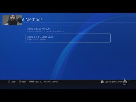 How To Add Remove Credit Card On Ps4 Youtube - how to add remove credit card on ps4