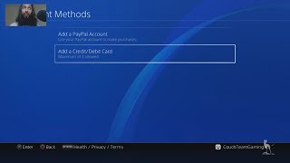 🕹How to add or remove credit card and billing information on PS4