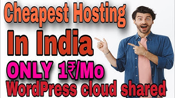 cheap web hosting for beginner only ₹1 /month | sabse sasta hosting in india ₹1/month