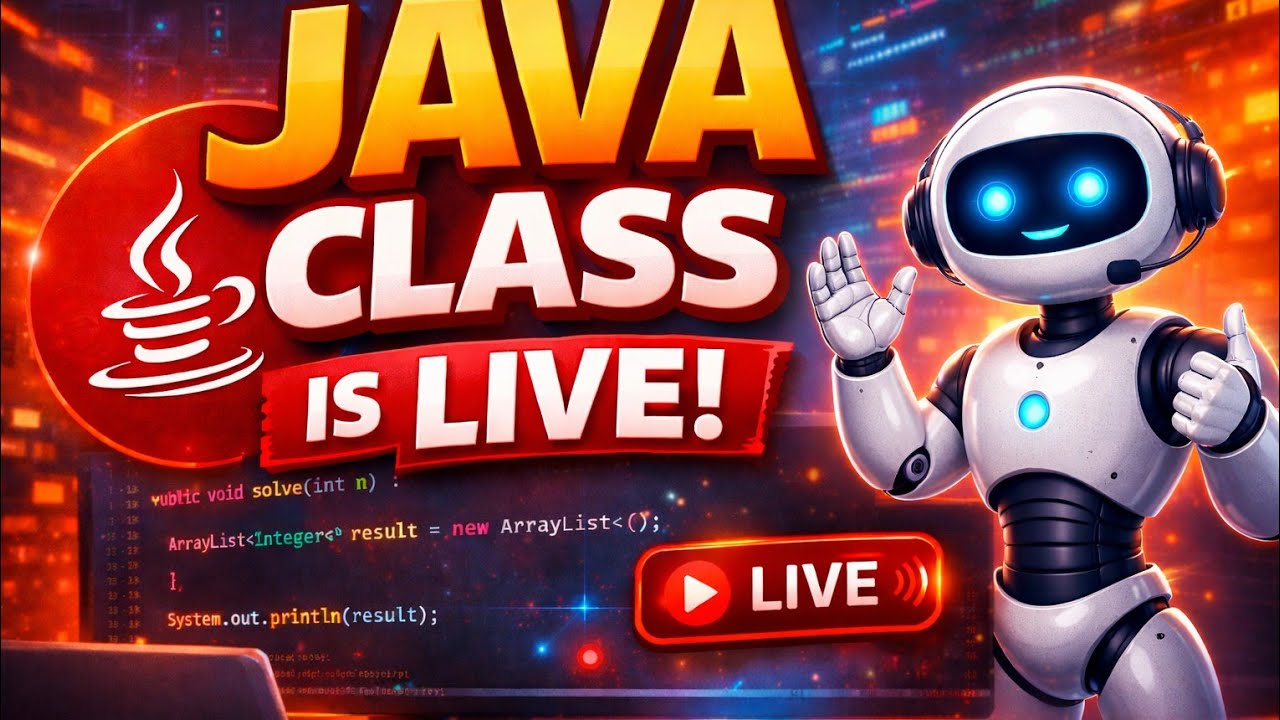 Java class is live #join #java #youtubelive - YouTube