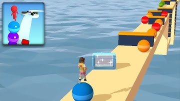 Stack Rider - Walkthrough Gameplay iOS, Android Mobile Game (Levels 46-50)