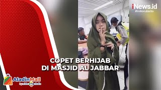Viral! Wanita Santai Merokok saat Ditangkap Petugas, Diduga Copet di Masjid Al Jabbar Bandung