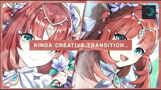 Creative Transition Tutorial | alight motion ✿