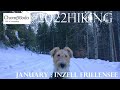 Hiking: January 2022 with 7-month-old wire fox terrier - Inzell, Frillensee