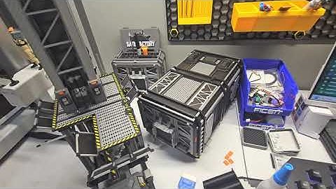 Satisfactory 3d setup. Doin the work!