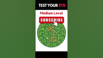 Can You find the Hidden Number 👀 Ishihara Color Blind Test #shorts