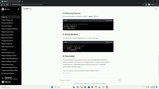 array in python w3schools