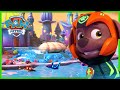 ¡Los Aqua Pups salvan a Puplantis de salir flotando! - PAW Patrol Español - Patrulla de Cachorros