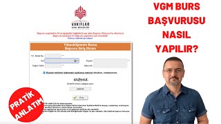 VGM BURS BAŞVURUSU NASIL YAPILIR? BUNLARA DİKKAT LÜTFEN!