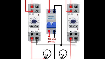 ON DELAY VS OFF DELAY TIMER #timer #automation #delay #electronics #electrical #controlcircuit #mcb