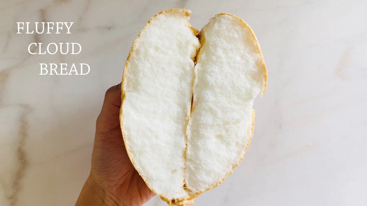 Fluffy Cloud Bread Recipe (TikTok)☁️🍞 YouTube