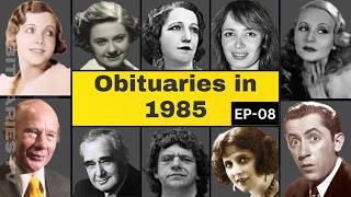 Celebrity Obituaries Famous Stars Who Died in 1985 Part 08 OBITUARIES TV #memories #deathstory