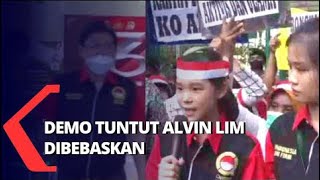 Demo Tuntut Alvin Lim Dibebaskan, Ungkap Majelis Hakim Langgar Surat Edaran MA