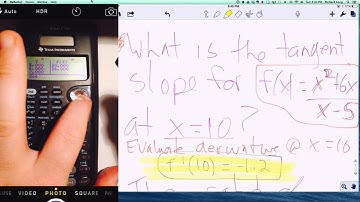Tech Tutorial - TI36x Pro MCV12U - Differentiation and Integration.m4v