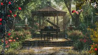 Rainy day, beautiful jazz music that heals the heart + rain ASMR
