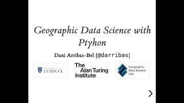 "Geographic Data Science with Python", an overview