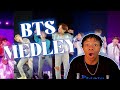 Theyre not real people for this rapper reacts to bts medley  reaction w getfitunivercity