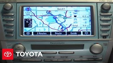 2007 - 2009 Camry How-To: Navigation System - Destination Using Point of Interest | Toyota