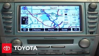 2007 - 2009 Camry How-To: Navigation System - Destination Using Point of Interest | Toyota
