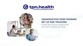 Organization Staff Team Training Set Up and Tracking