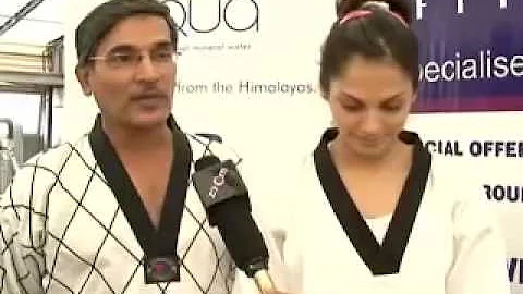 Eesha Koppikar gets the Black Belt in Taekwondo, M...