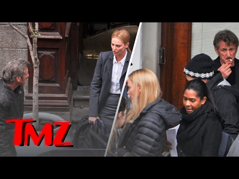 Awkward Photos Of Sean Penn And Charlize Theron! | TMZ