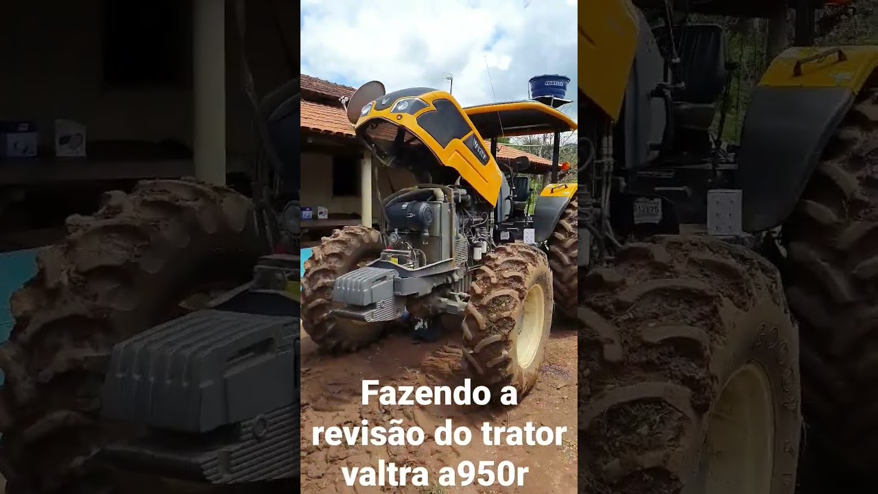 fazendo a revisão do trator valtra a950r
