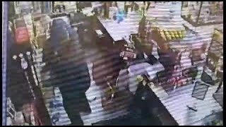Surveillance video of cigarette theft