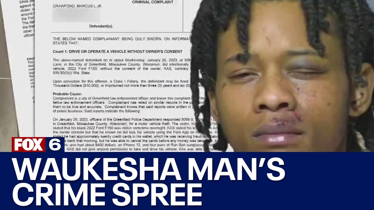 New Berlin police shooting ended Waukesha man's crime spree: complaint | FOX6 News Milwaukee