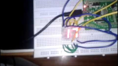 STM PRO-STM32 seven segment