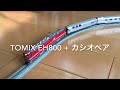TOMIX EH800 + カシオペア 自然光の中で走らせてみました