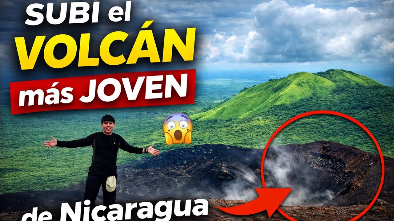 Это самый молодой вулкан Центральной Америки, Серро-Негро 🌋🇳🇮 | Наука и адреналин 🌋