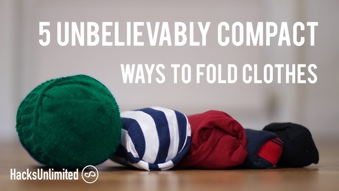 How to Fold Clothes Compactly