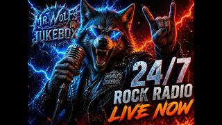 🎸 Mr. Wolf's Jukebox — 24/7 Rock Radio | Live Music Stream