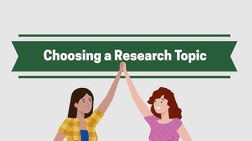 Choosing a Research Topic