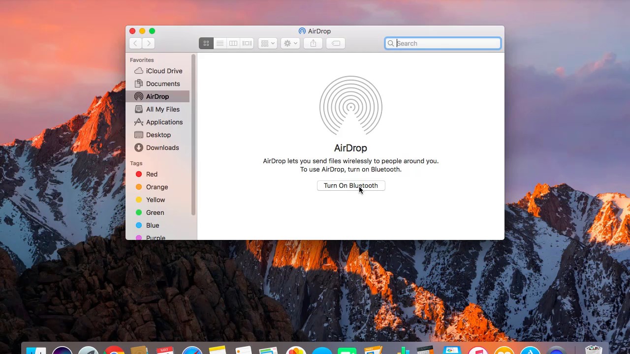 cant find airdrop on mac