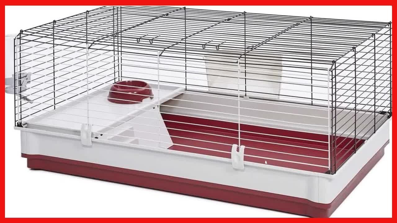 MidWest Homes for Pets 158 Wabbitat Deluxe Rabbit Home, Rabbit Cage, 39 ...