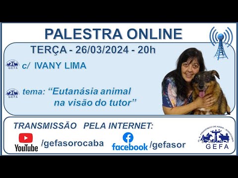 Assista: Palestra online - C/ IVANY LIMA (26/03/2024)
