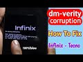 infinix Smart 8Plus(X6526)dm-verity corruption Your device is corrupt |Auto Recovery Hang OnLogo Fix