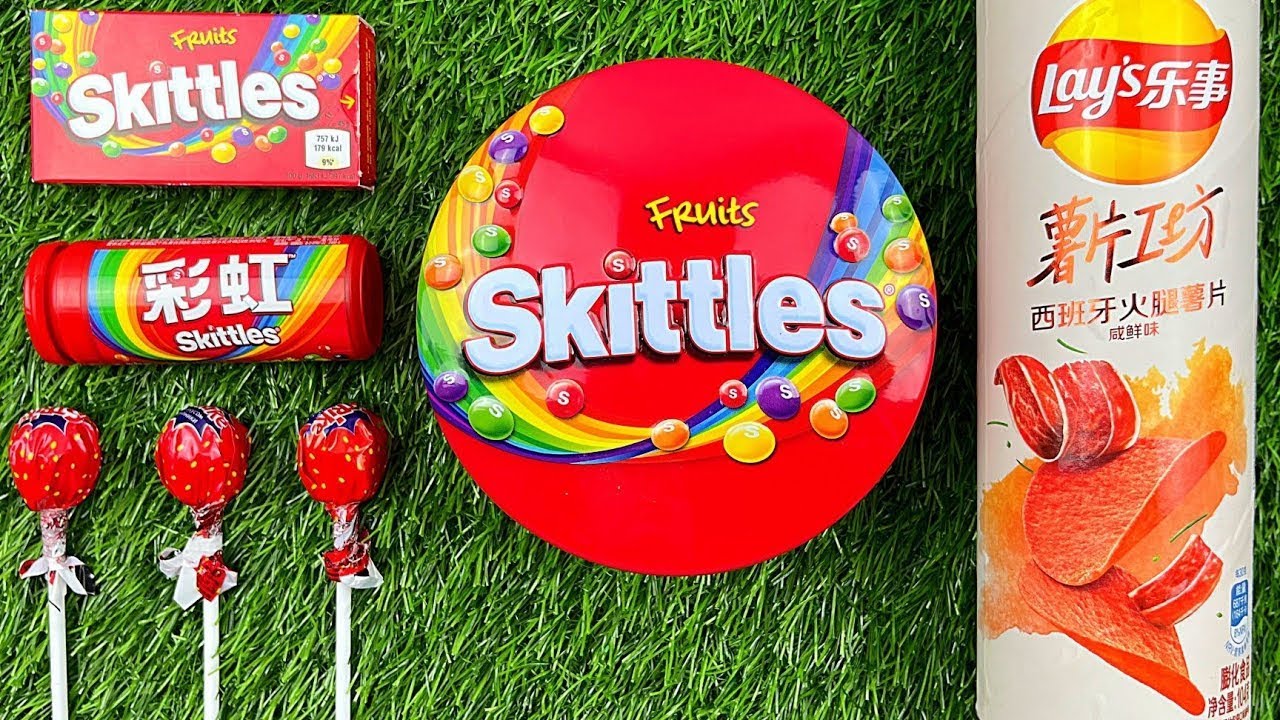 Satisfying Video ASMR | Opening Skittles - YouTube