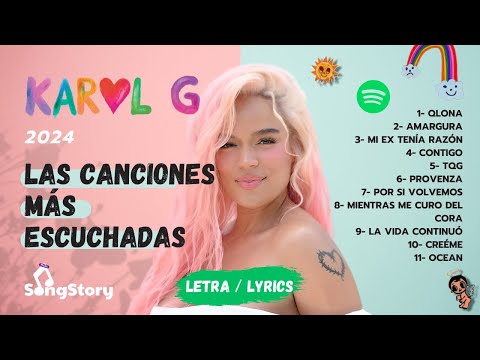 MIX KAROL G 2024 (CON LETRA) | MEJORES CANCIONES DE KAROL G 2024 | LOS ÉXITOS DE KAROL G 🚀🎶🎉