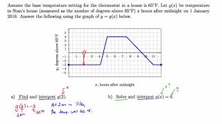 MTH 65 (m9v10) Function Notation with a Graph