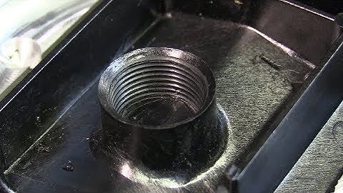 Tap Test: 3/4" NPT Tap in Plastic Drip Tray | FlexArm Inc.