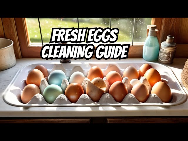 how do you clean farm fresh eggs without removing the bloom – VJP