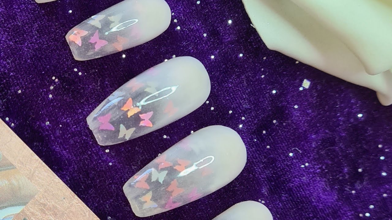 Creating Custom Acrylic Press on Nails - YouTube