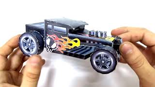 Hot Wheels models diy! How to make minute crafts with papar for kids Hot Weels toys cars