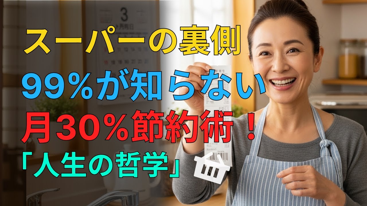 99%が知らないスーパーの「裏側」と賢い買い物術 | たなか先生の7つの秘訣で家計を月30%節約 | 人生の哲学