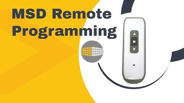MSD Remote Programming